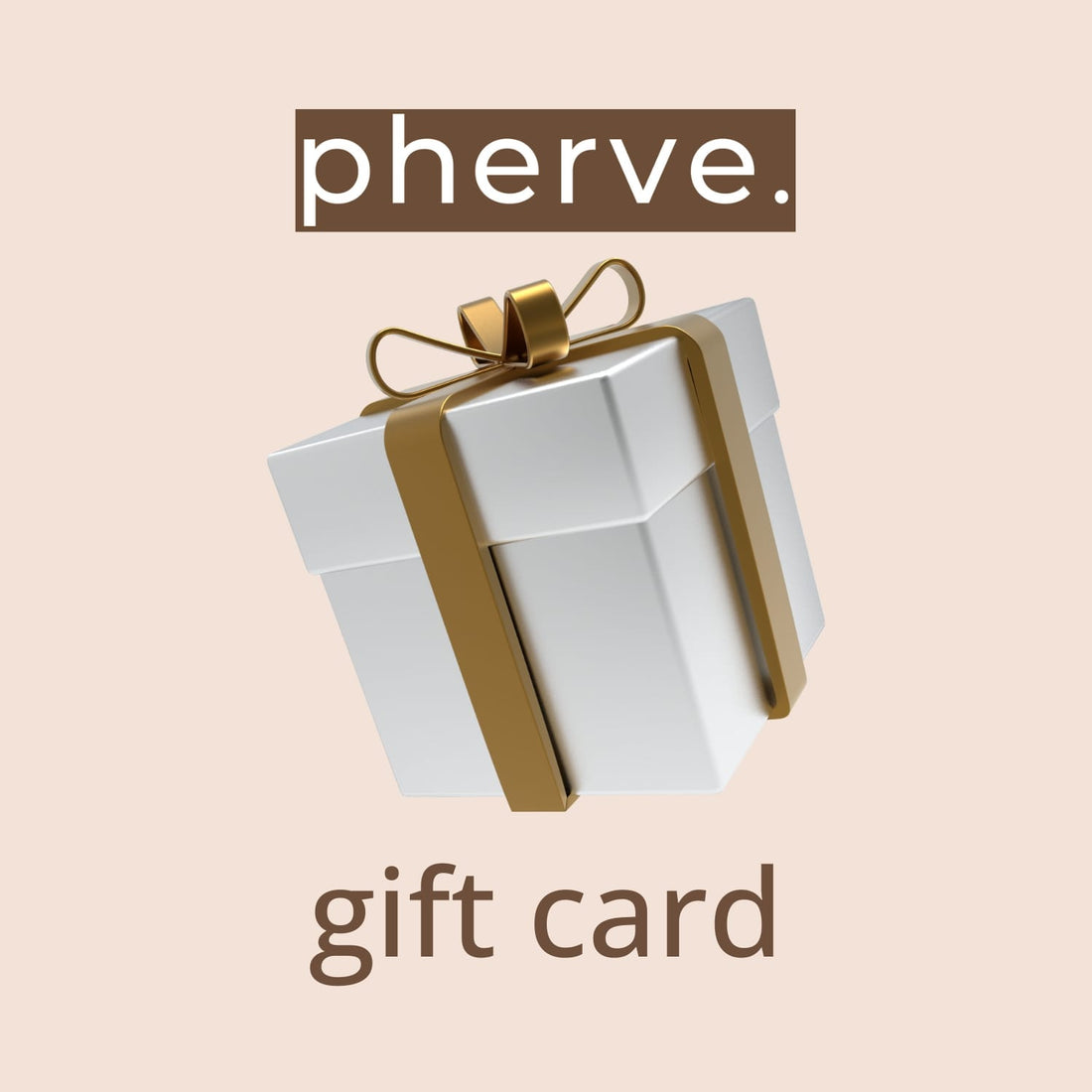 Pink gift card